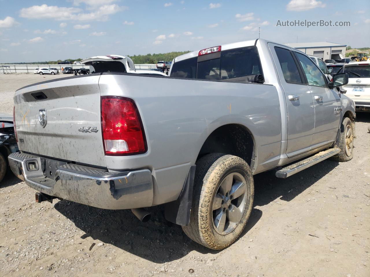 2015 Ram 1500 Slt Серебряный vin: 1C6RR7GT2FS655531