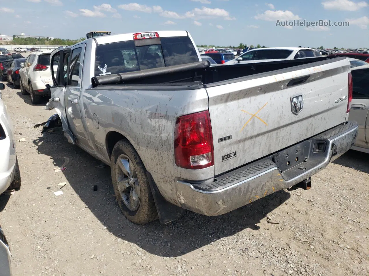 2015 Ram 1500 Slt Silver vin: 1C6RR7GT2FS655531