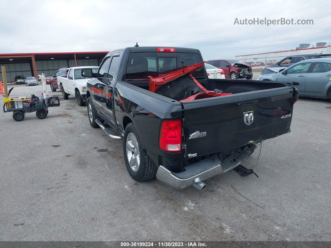 2015 Ram 1500 Big Horn Черный vin: 1C6RR7GT2FS696497