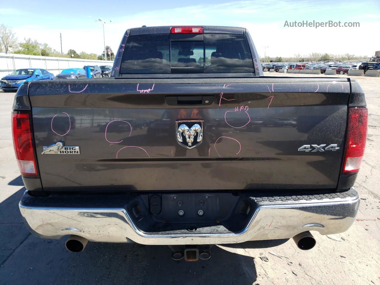 2014 Ram 1500 Slt Угольный vin: 1C6RR7GT3ES239213