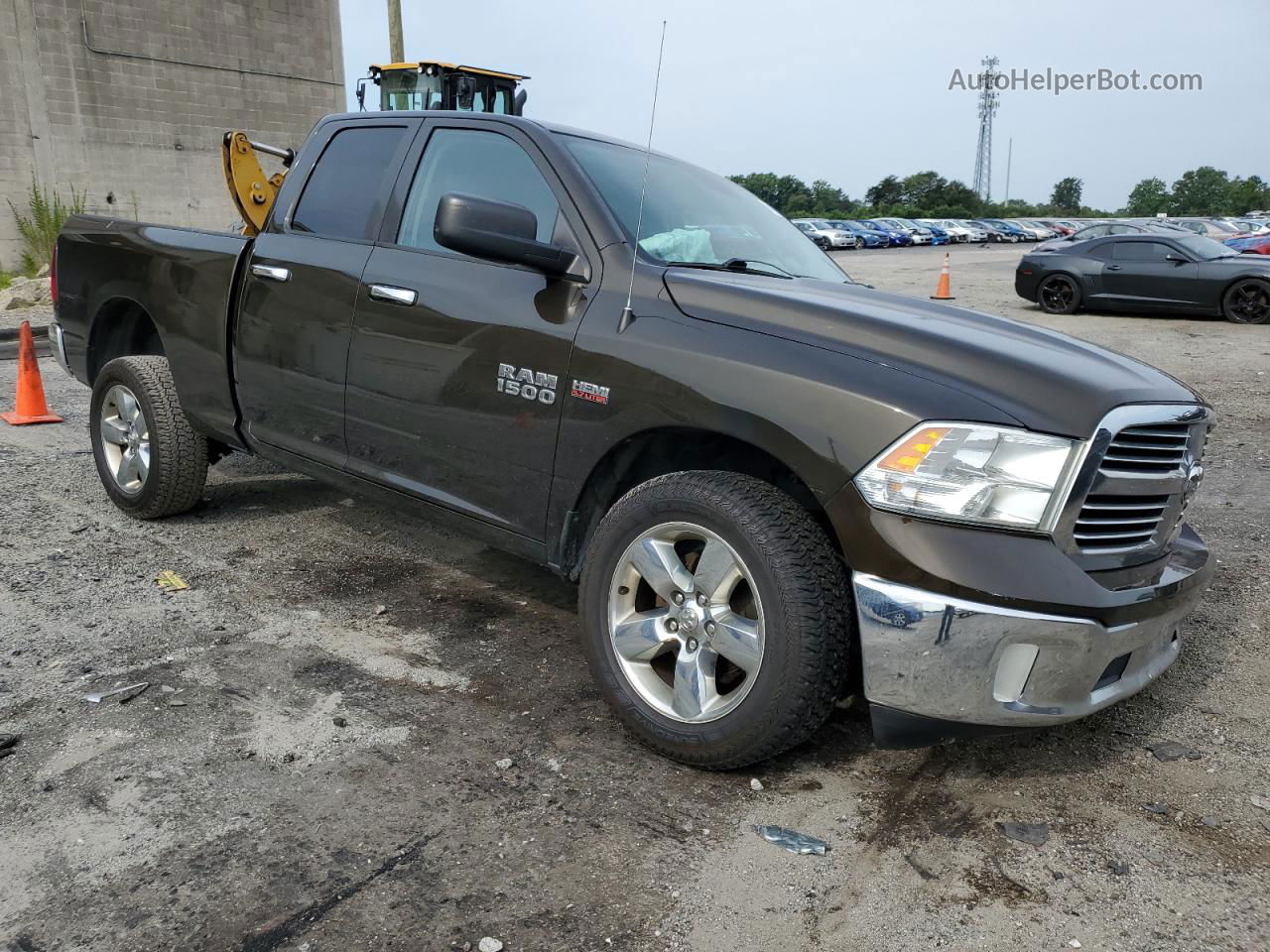 2014 Ram 1500 Slt Brown vin: 1C6RR7GT3ES313827