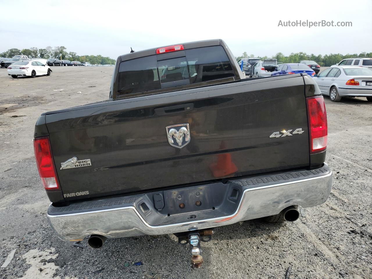 2014 Ram 1500 Slt Brown vin: 1C6RR7GT3ES313827