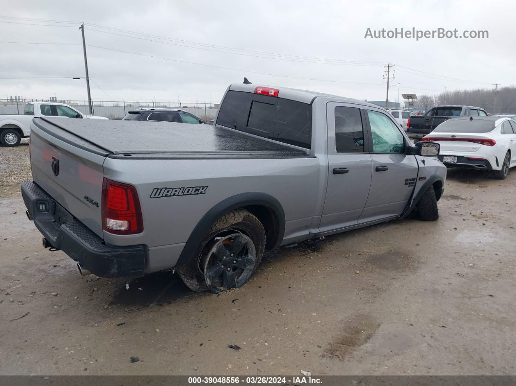 2020 Ram 1500 Classic Warlock Quad Cab 4x4 6'4 Box Gray vin: 1C6RR7GT4LS151428