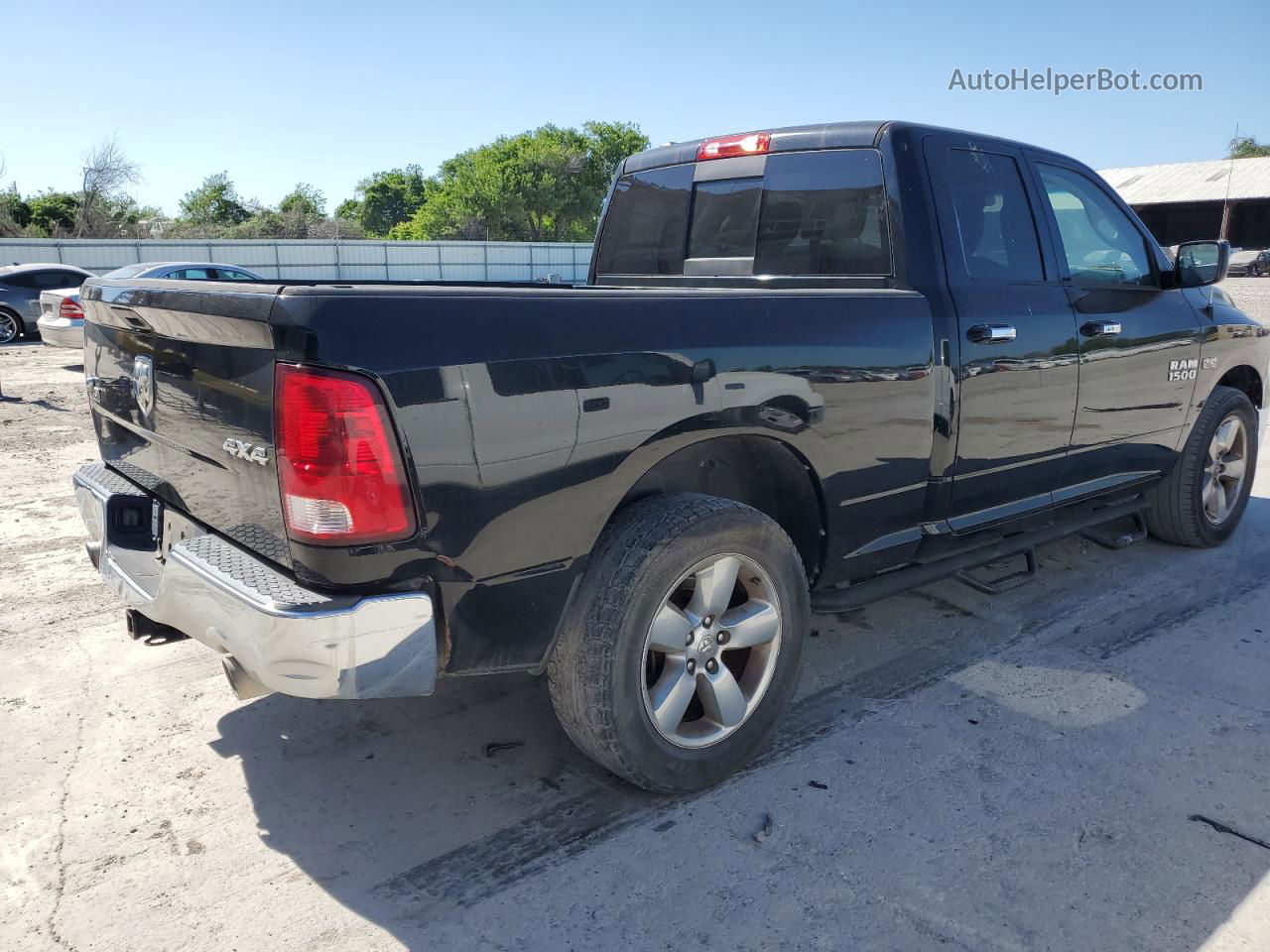 2014 Ram 1500 Slt Black vin: 1C6RR7GT5ES333755