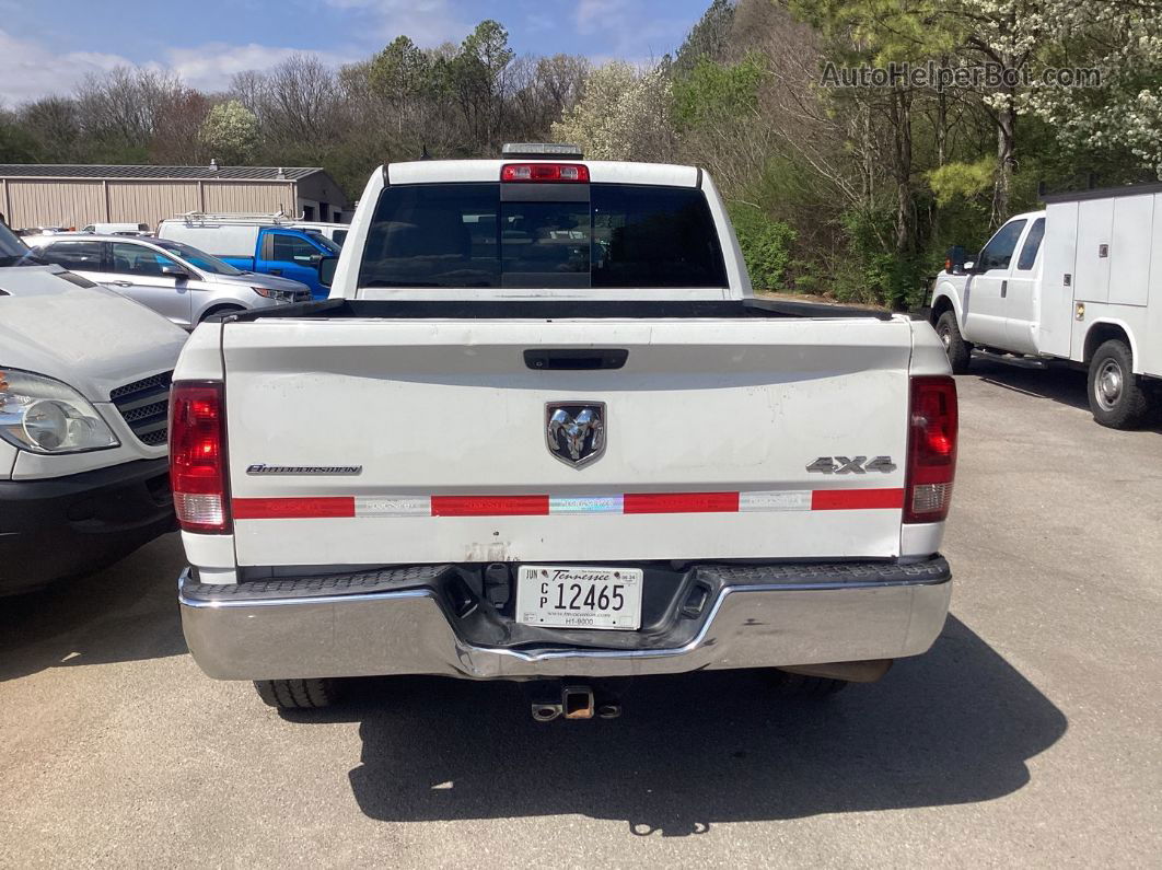 2014 Ram 1500 Slt White vin: 1C6RR7GT5ES362804