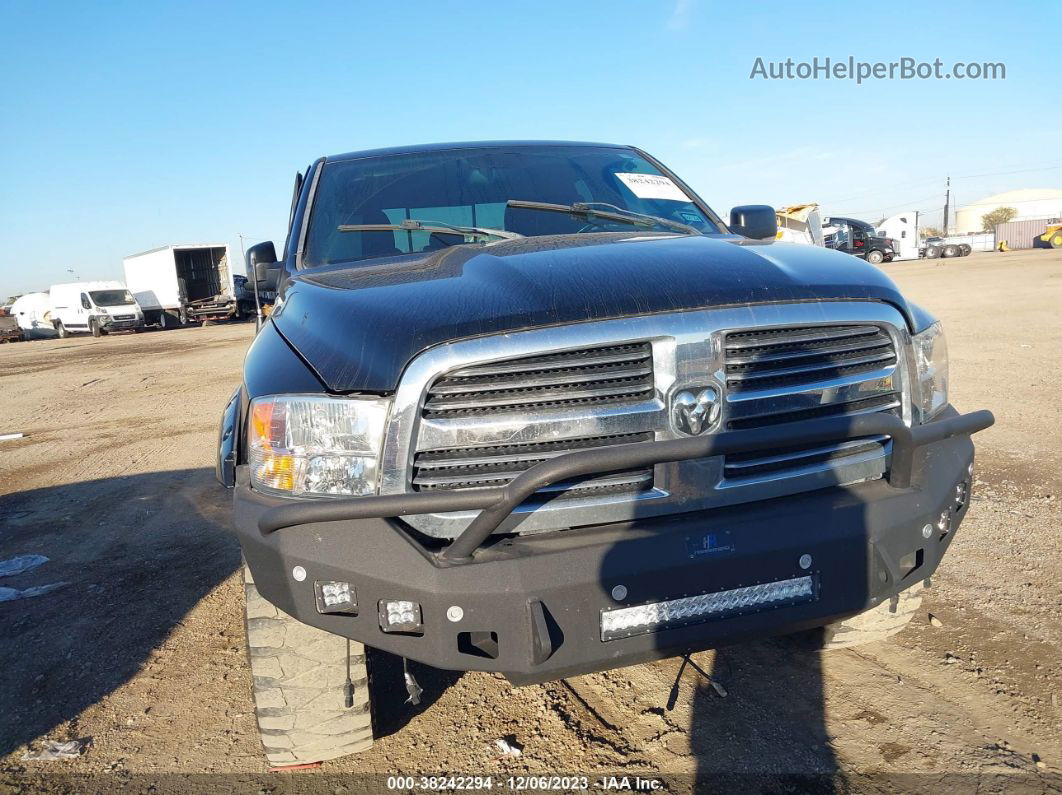 2014 Ram 1500 Big Horn Черный vin: 1C6RR7GT5ES451904