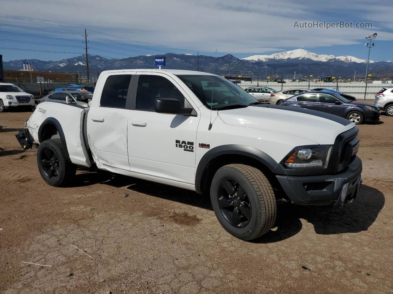 2019 Ram 1500 Classic Slt White vin: 1C6RR7GT5KS736968