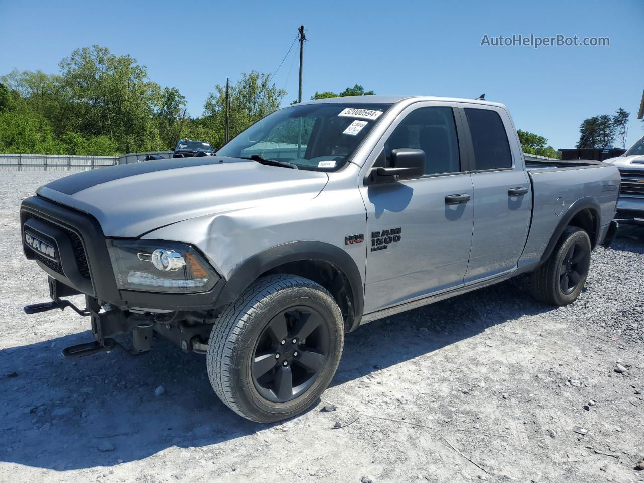 2020 Ram 1500 Classic Warlock Серебряный vin: 1C6RR7GT5LS108216