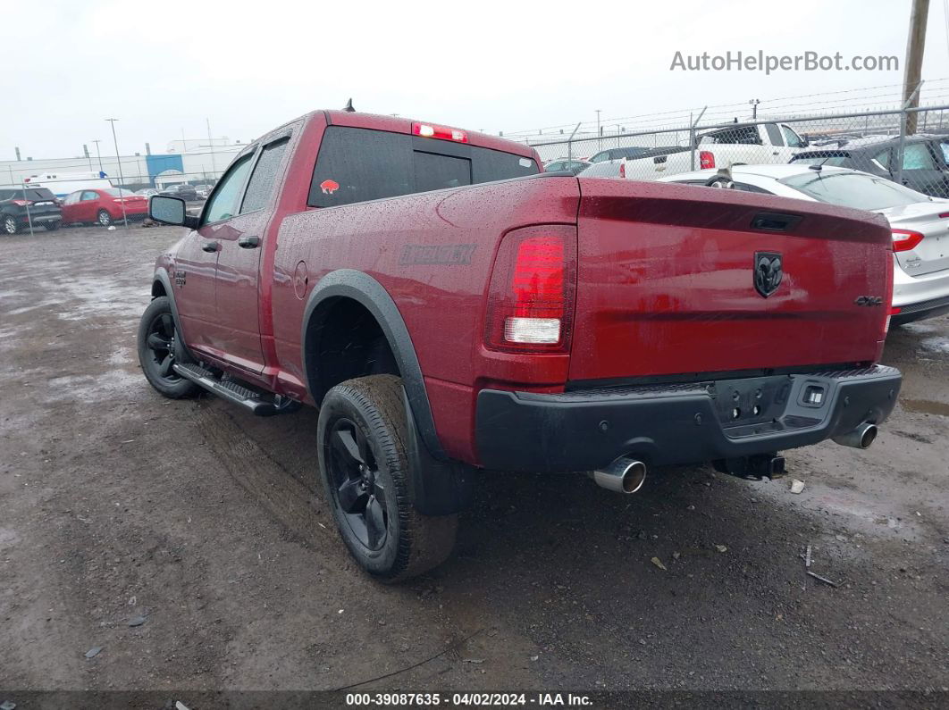 2020 Ram 1500 Classic Warlock Quad Cab 4x4 6'4 Box Burgundy vin: 1C6RR7GT5LS141443