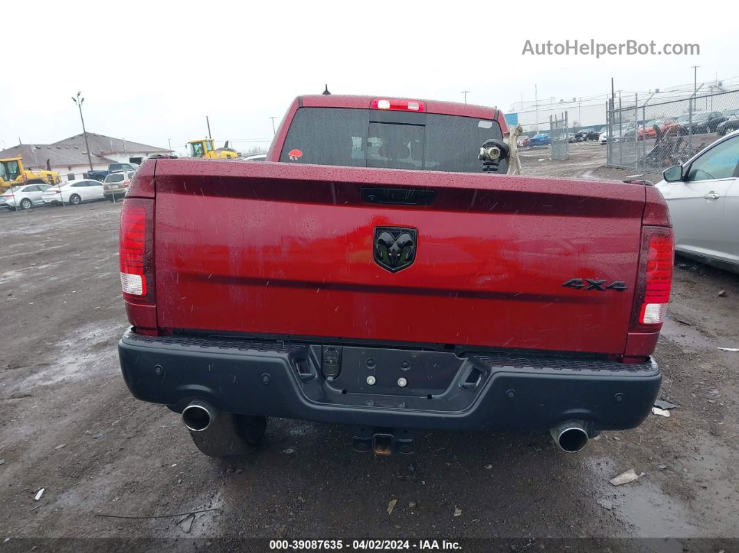 2020 Ram 1500 Classic Warlock Quad Cab 4x4 6'4 Box Burgundy vin: 1C6RR7GT5LS141443