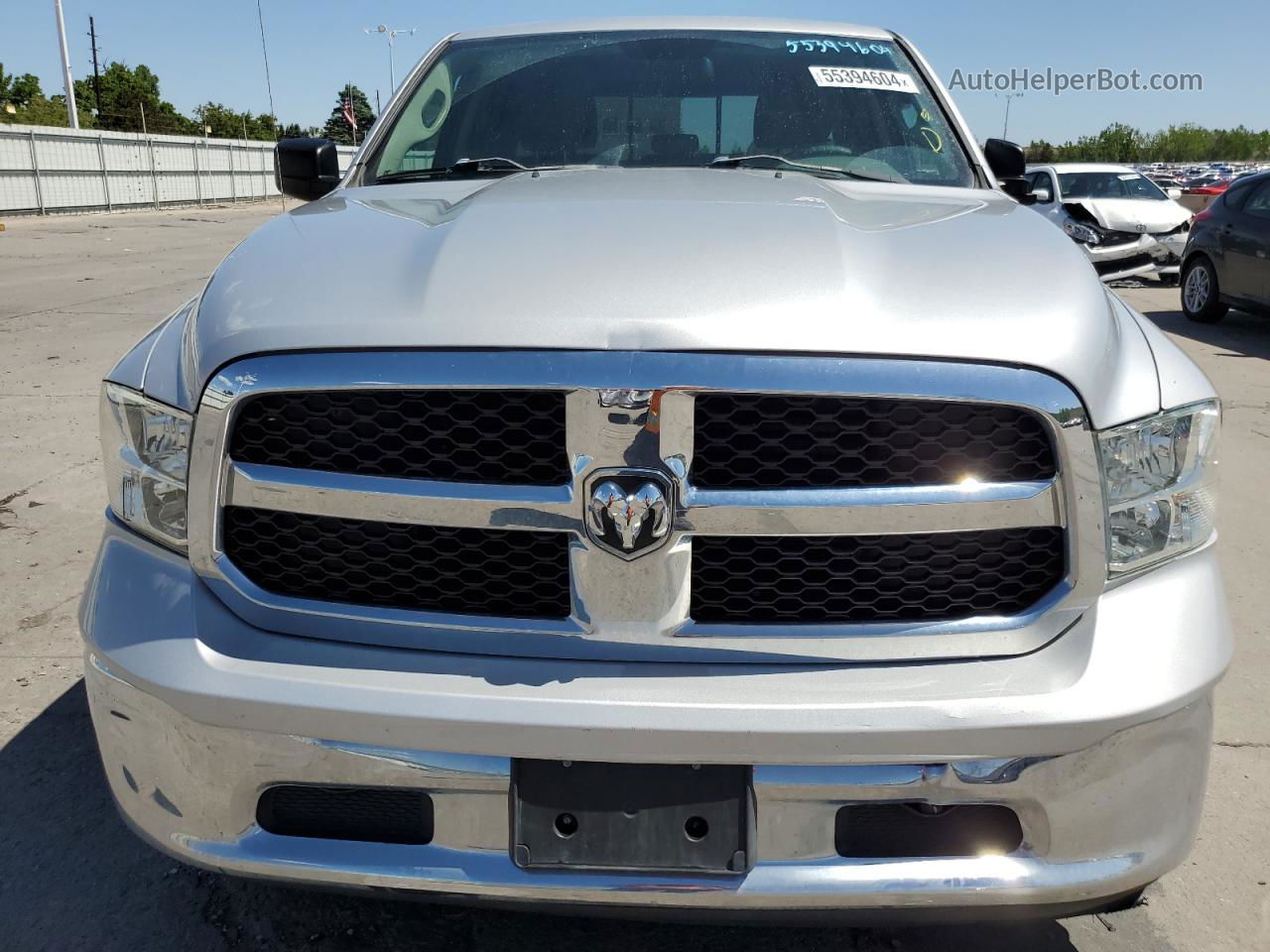 2014 Ram 1500 Slt Silver vin: 1C6RR7GT6ES164393