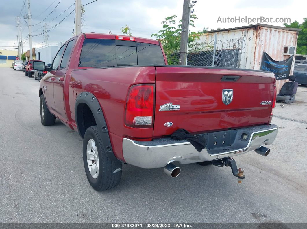 2014 Ram 1500 Big Horn Красный vin: 1C6RR7GT6ES347535