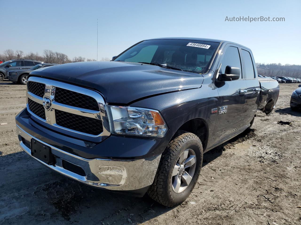 2014 Ram 1500 Slt Синий vin: 1C6RR7GT6ES479288