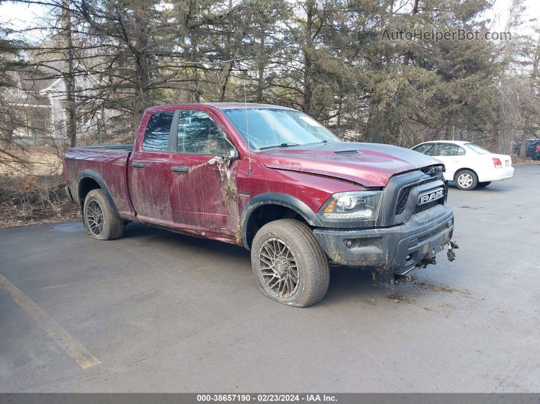 2020 Ram 1500 Classic Warlock Quad Cab 4x4 6'4 Box Red vin: 1C6RR7GT6LS126286