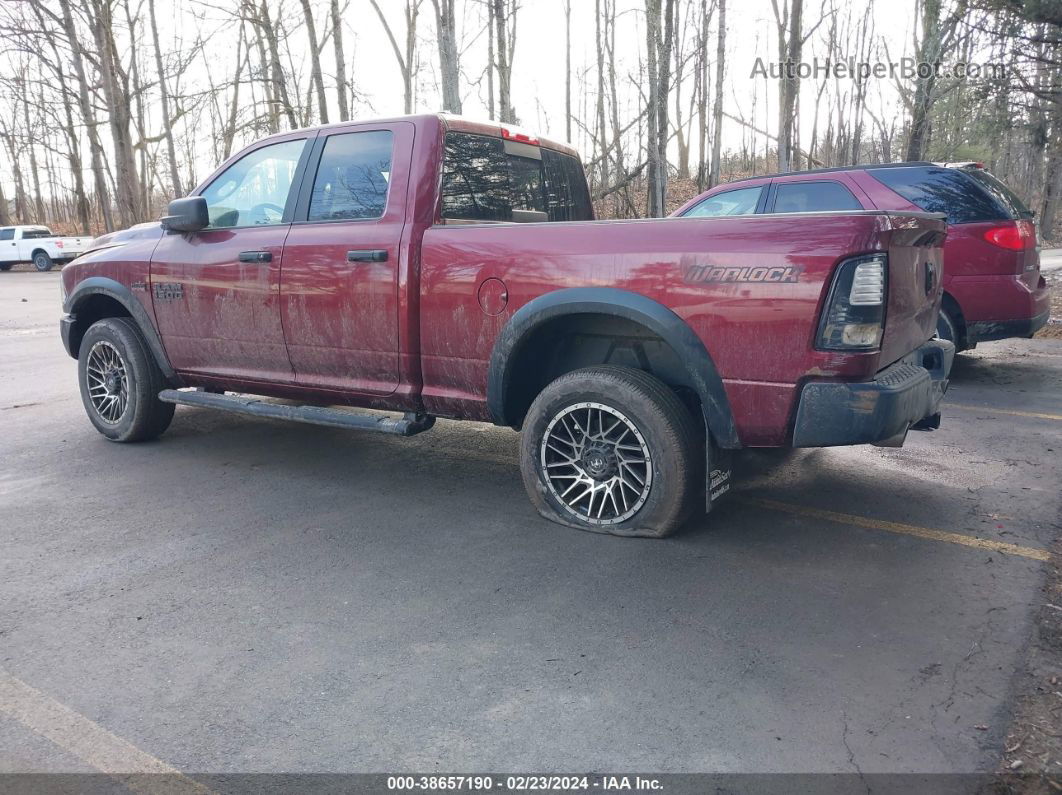 2020 Ram 1500 Classic Warlock Quad Cab 4x4 6'4 Box Red vin: 1C6RR7GT6LS126286