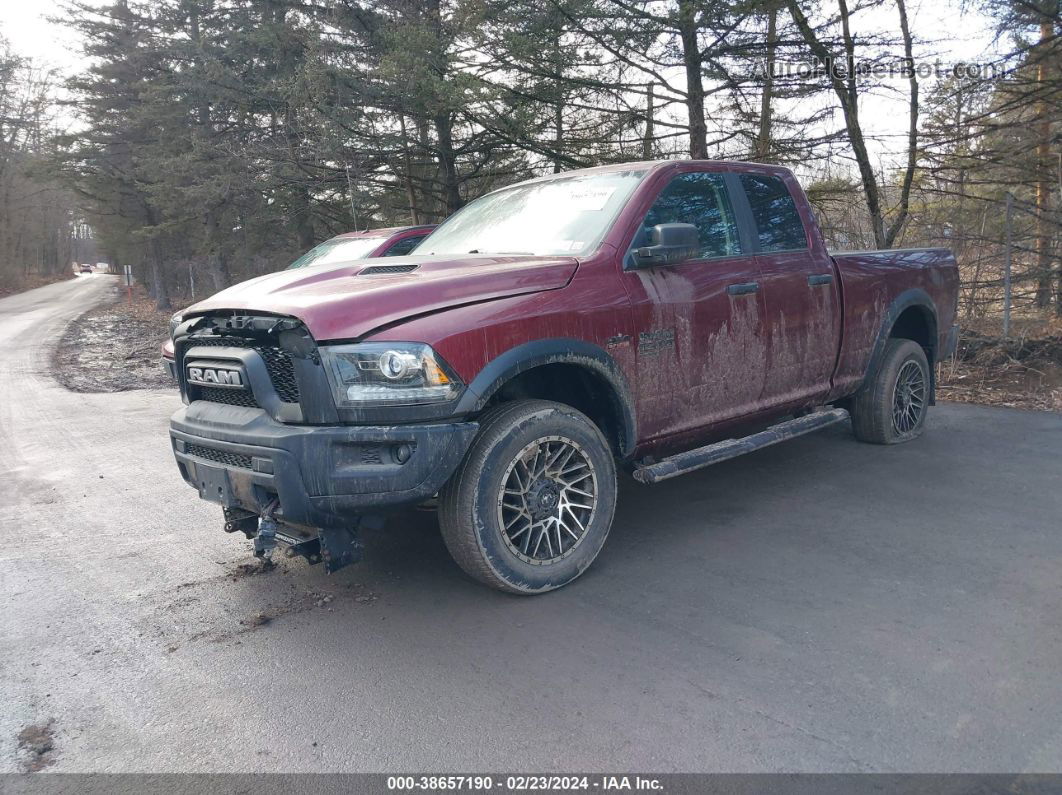 2020 Ram 1500 Classic Warlock Quad Cab 4x4 6'4 Box Red vin: 1C6RR7GT6LS126286