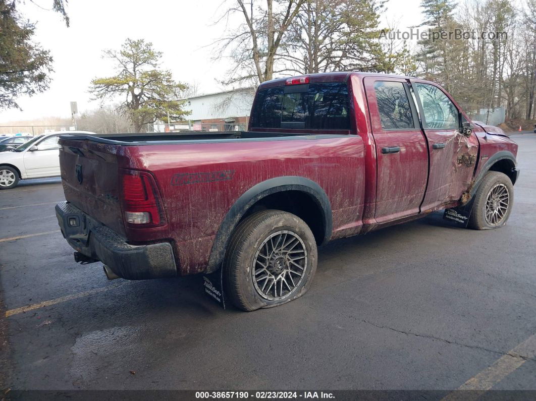 2020 Ram 1500 Classic Warlock Quad Cab 4x4 6'4 Box Red vin: 1C6RR7GT6LS126286