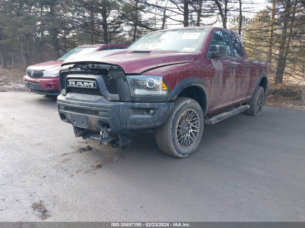 2020 Ram 1500 Classic Warlock Quad Cab 4x4 6'4 Box Red vin: 1C6RR7GT6LS126286