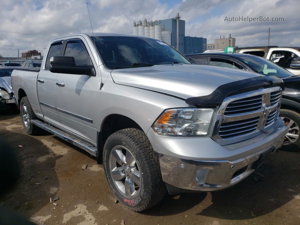 2015 Ram 1500 Slt Silver vin: 1C6RR7GT7FS539581