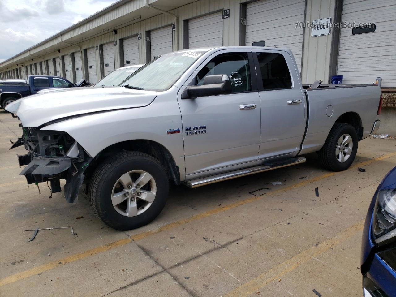 2014 Ram 1500 Slt Silver vin: 1C6RR7GT9ES133087