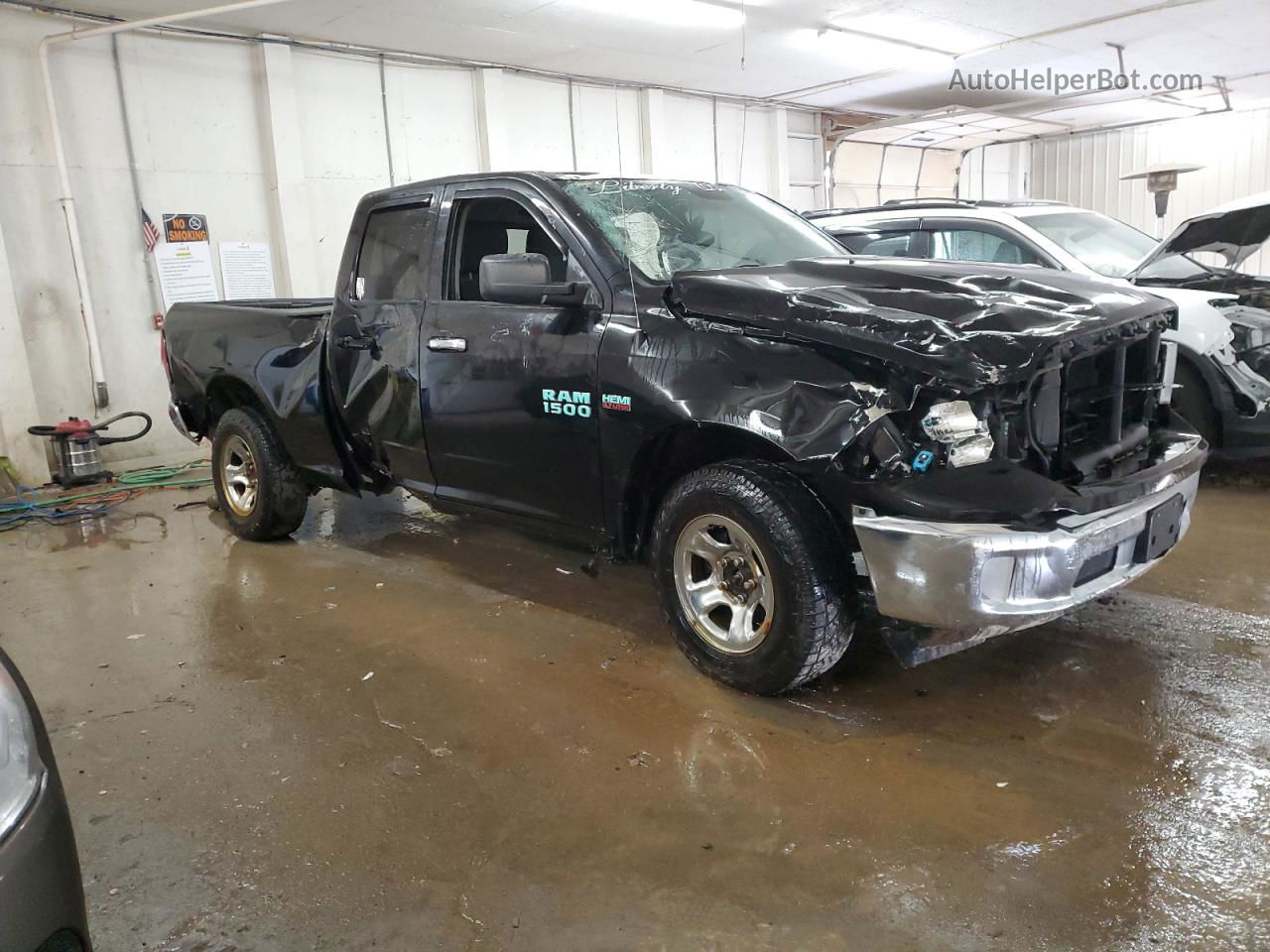 2014 Ram 1500 Slt Черный vin: 1C6RR7GT9ES250166