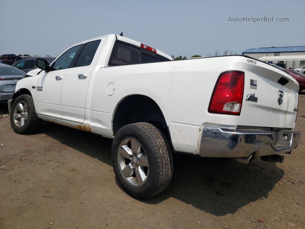 2014 Ram 1500 Slt White vin: 1C6RR7GT9ES418226