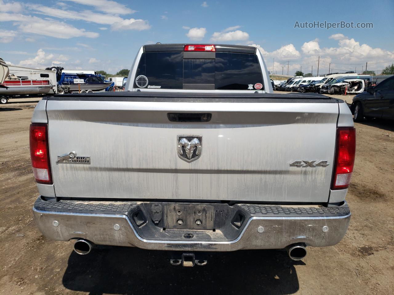 2014 Ram 1500 Slt Silver vin: 1C6RR7GT9ES465241