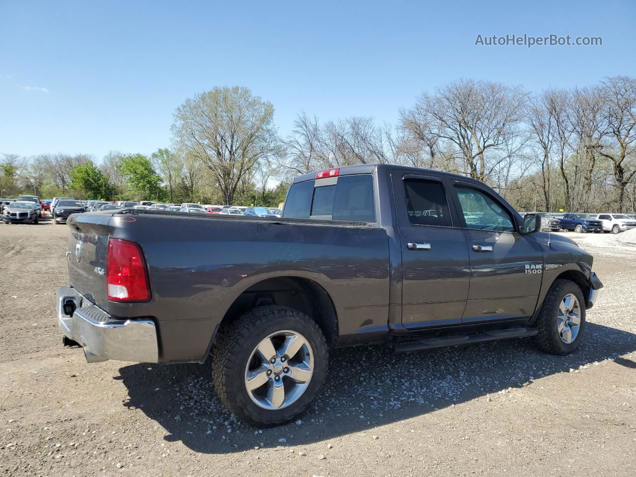 2015 Ram 1500 Slt Gray vin: 1C6RR7GT9FS531059