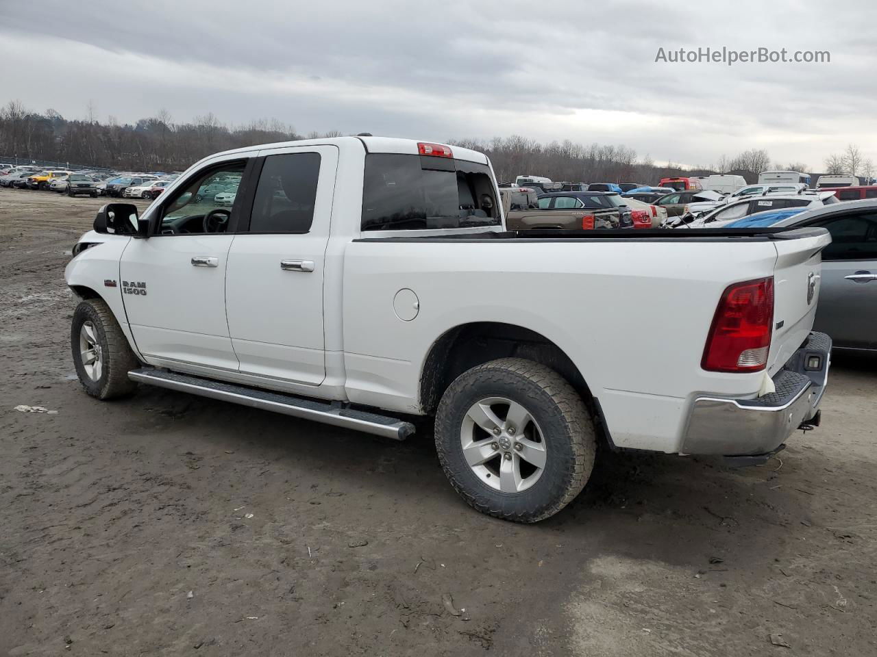 2015 Ram 1500 Slt White vin: 1C6RR7GT9FS730127