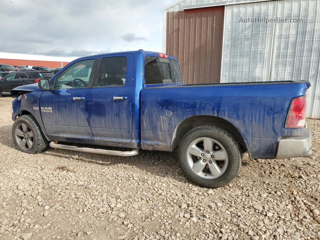 2014 Ram 1500 Slt Blue vin: 1C6RR7GTXES340572