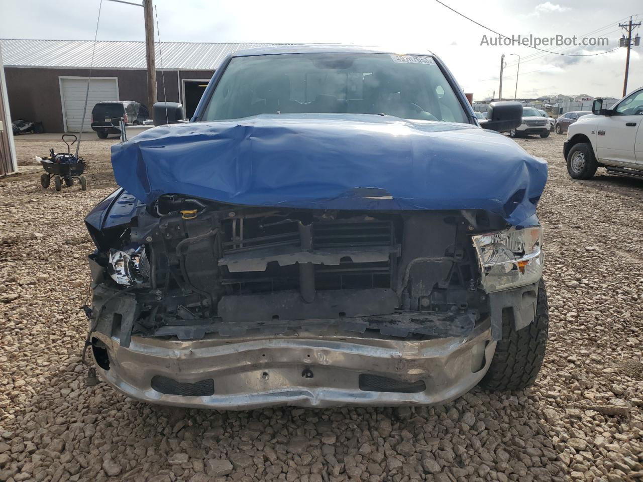 2014 Ram 1500 Slt Blue vin: 1C6RR7GTXES340572