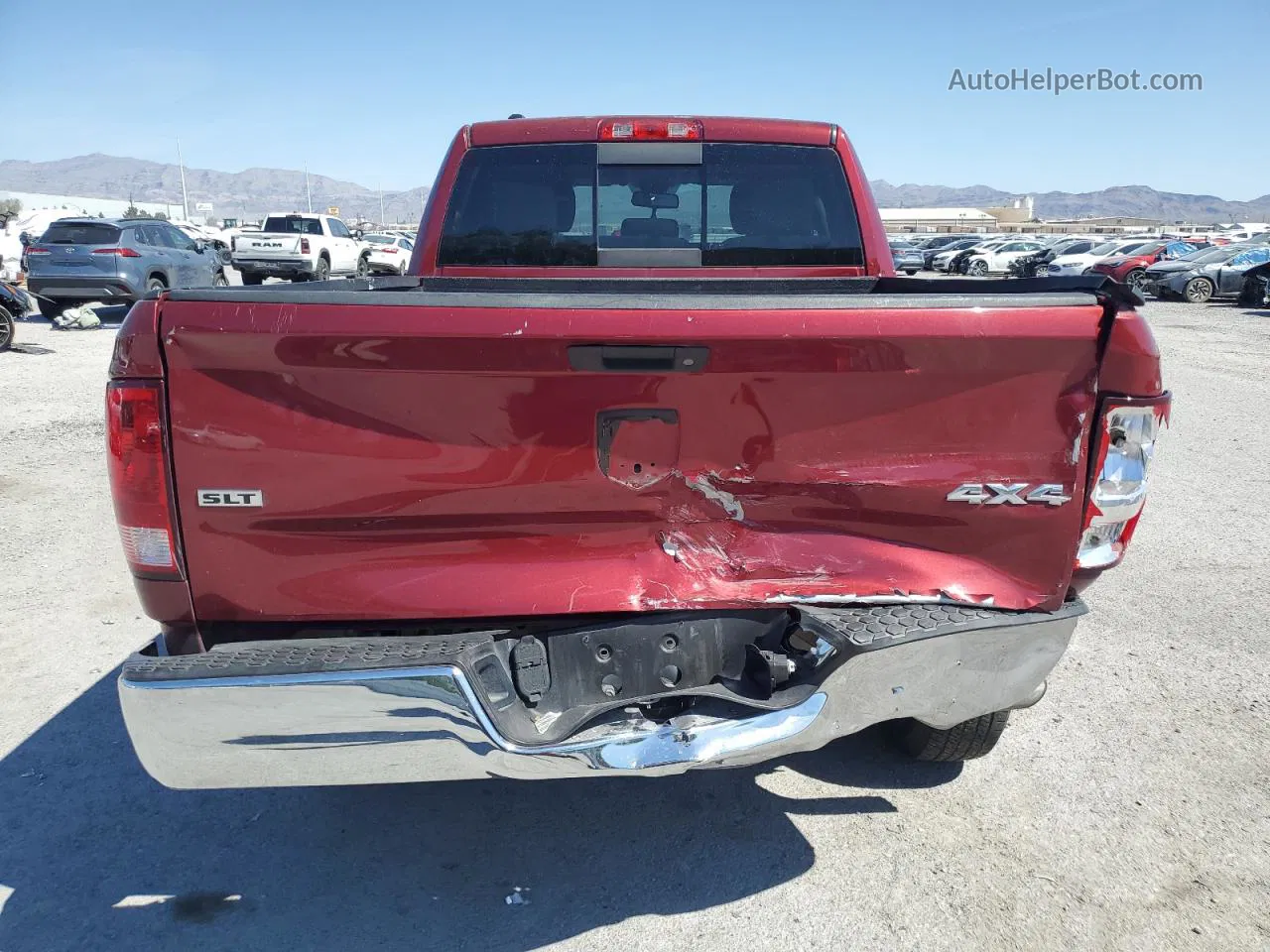 2015 Ram 1500 Slt Red vin: 1C6RR7GTXFS531474