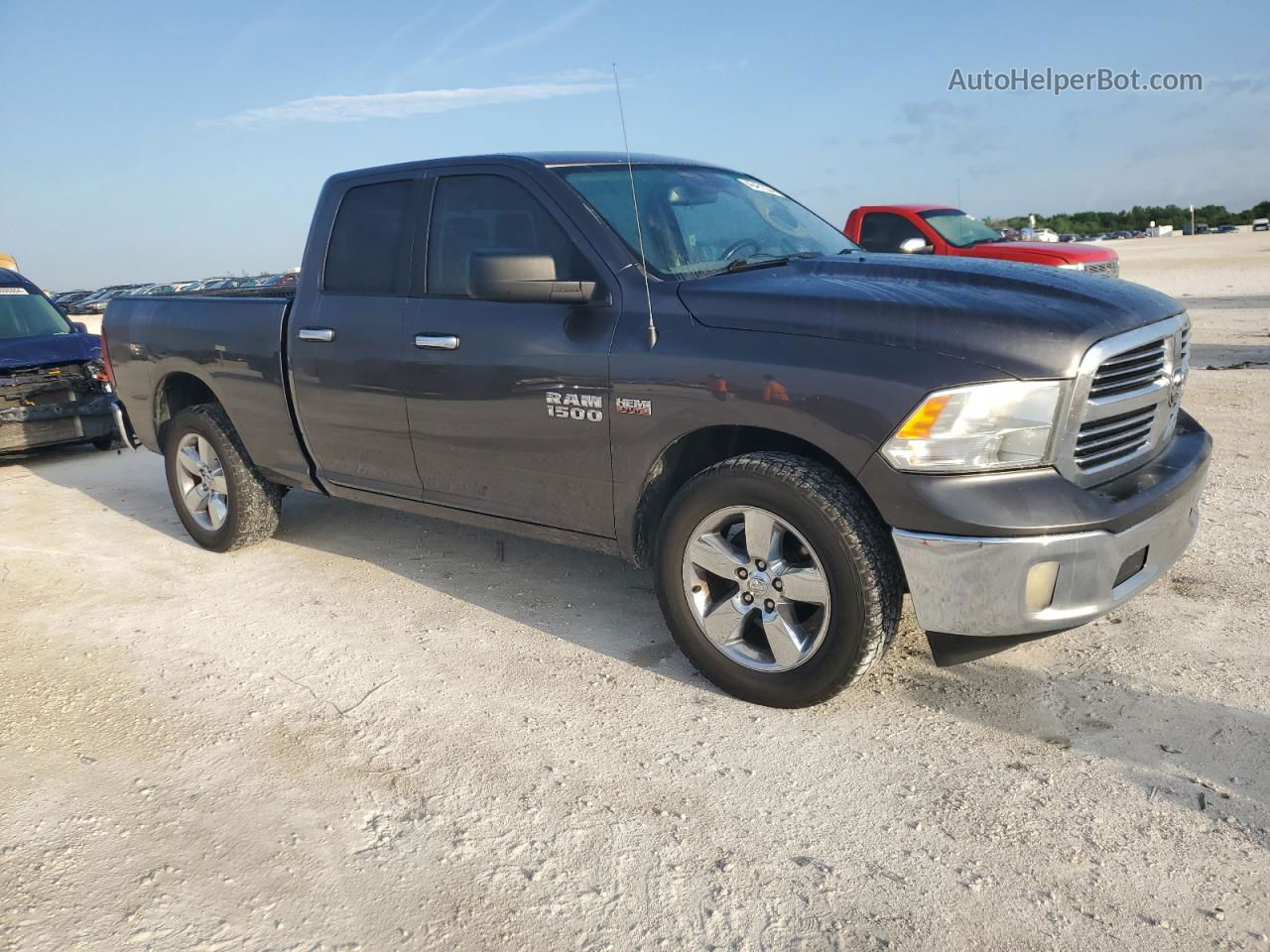 2015 Ram 1500 Slt Черный vin: 1C6RR7GTXFS764044