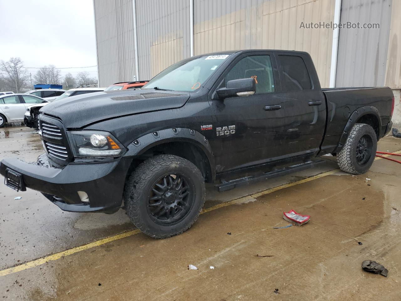 2015 Ram 1500 Sport Black vin: 1C6RR7HT5FS753158