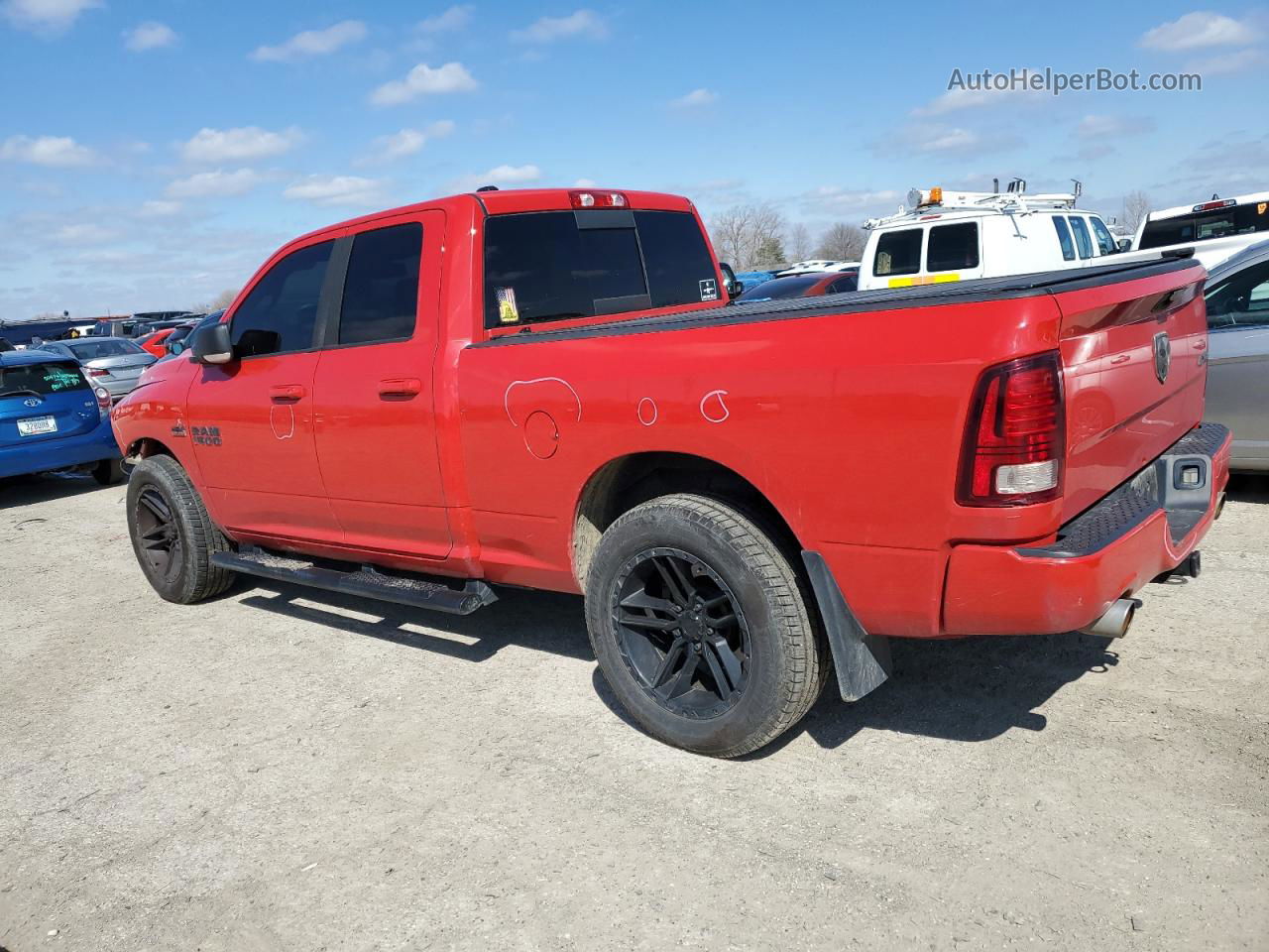 2014 Ram 1500 Sport Красный vin: 1C6RR7HT8ES143012