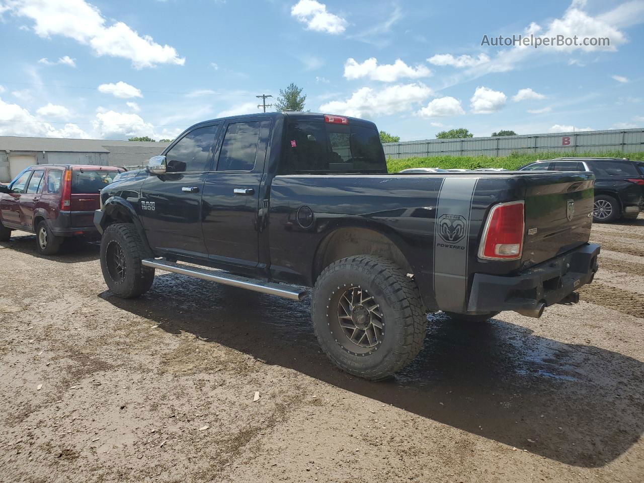 2014 Ram 1500 Laramie Black vin: 1C6RR7JT3ES266288