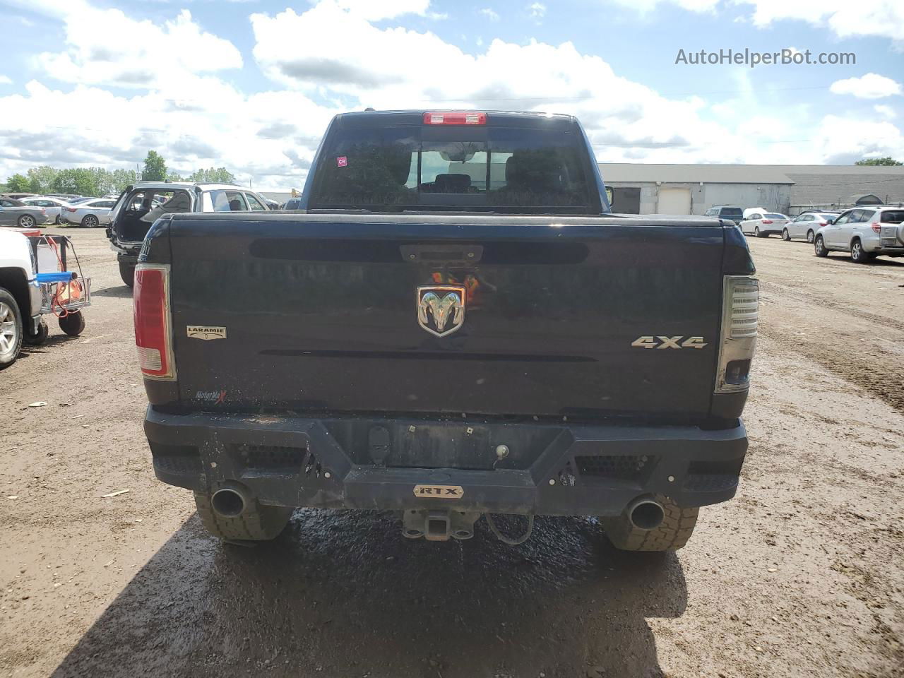 2014 Ram 1500 Laramie Black vin: 1C6RR7JT3ES266288