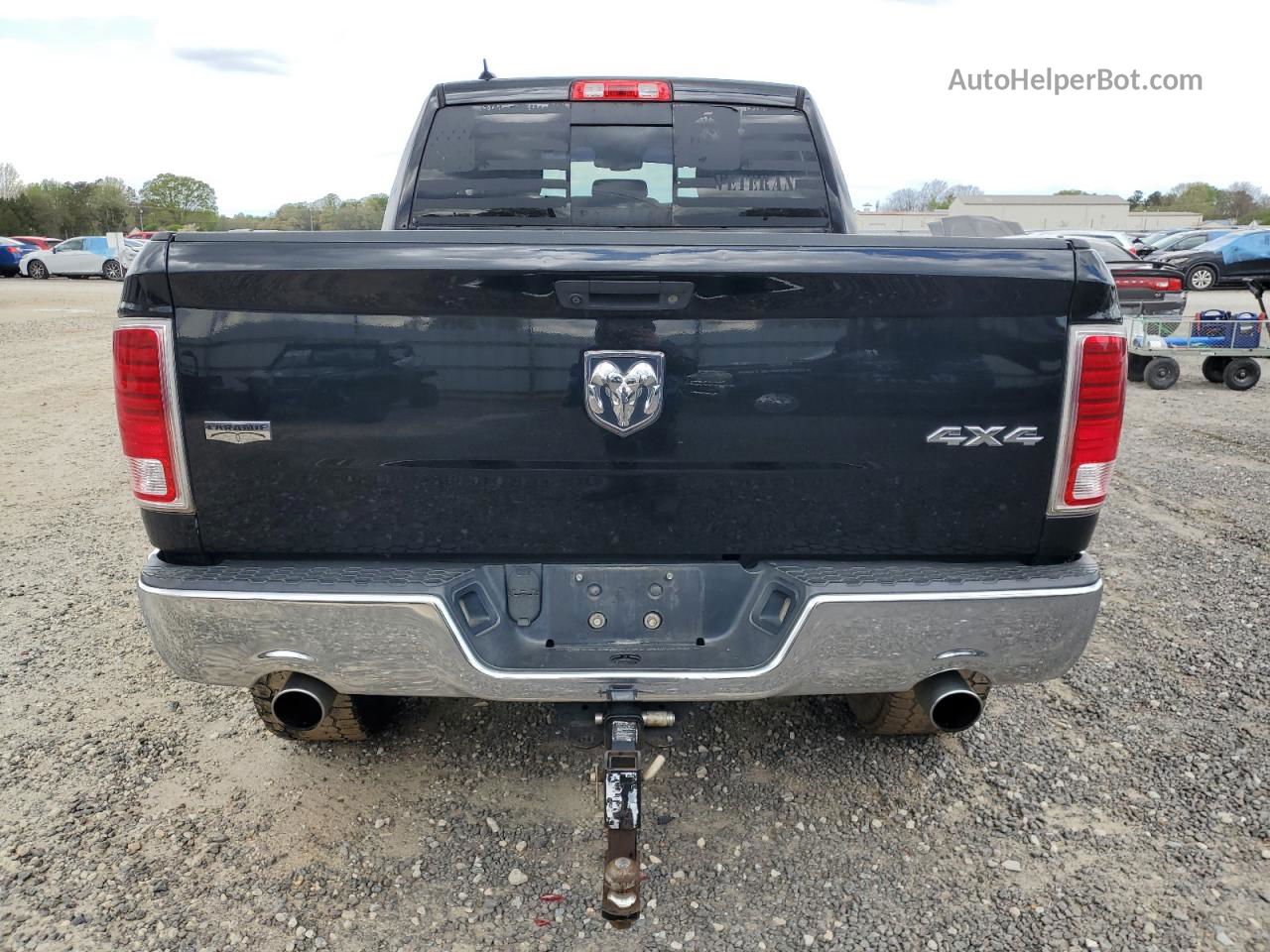 2014 Ram 1500 Laramie Black vin: 1C6RR7JT4ES232179