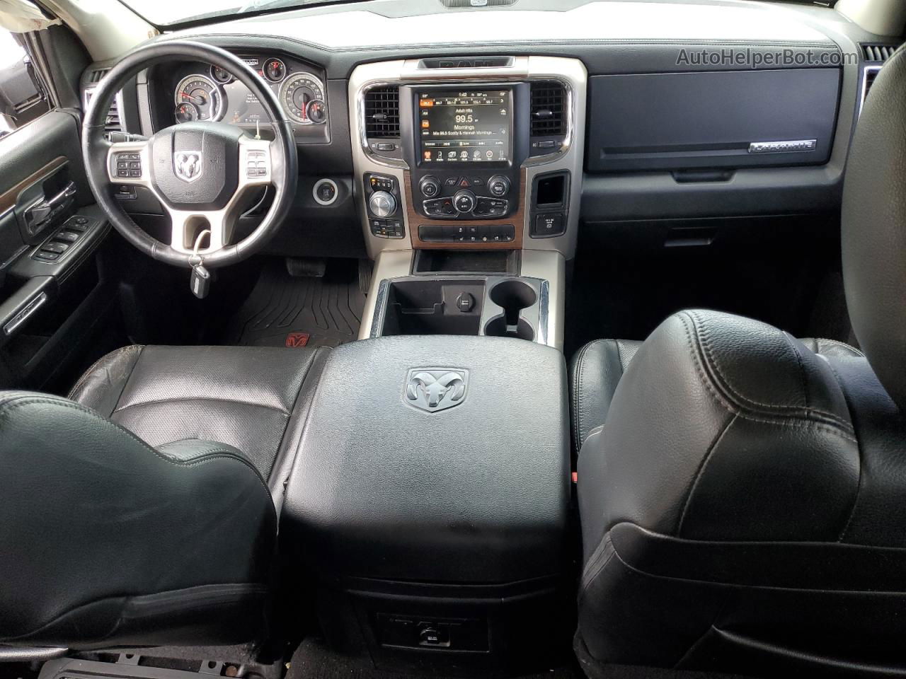 2014 Ram 1500 Laramie Черный vin: 1C6RR7JT4ES232179