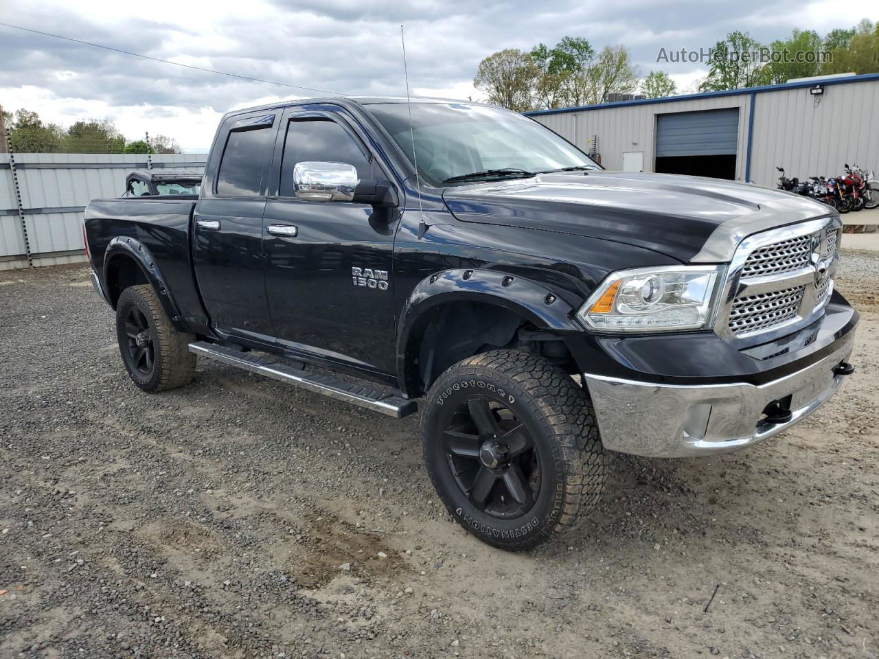 2014 Ram 1500 Laramie Black vin: 1C6RR7JT4ES232179