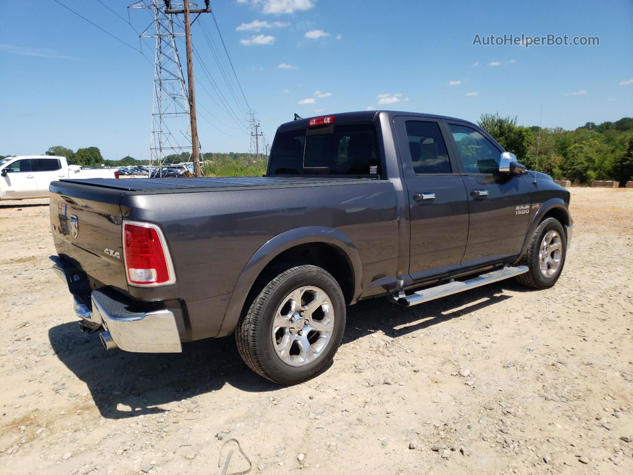 2014 Ram 1500 Laramie Gray vin: 1C6RR7JT4ES235678