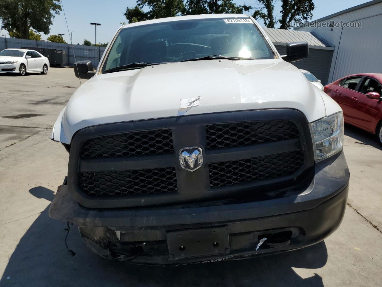 2014 Ram 1500 St White vin: 1C6RR7KG0ES333673