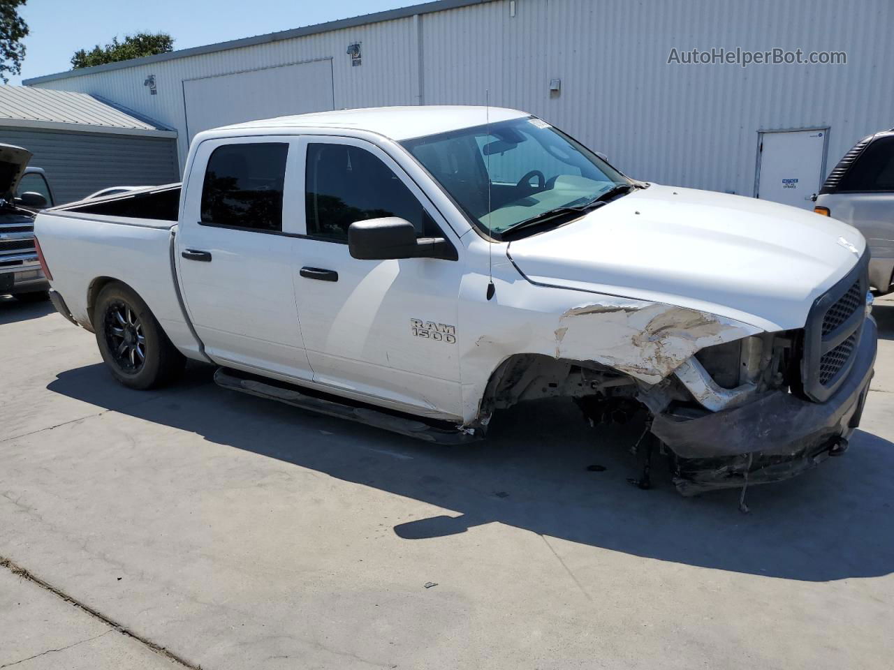 2014 Ram 1500 St White vin: 1C6RR7KG0ES333673