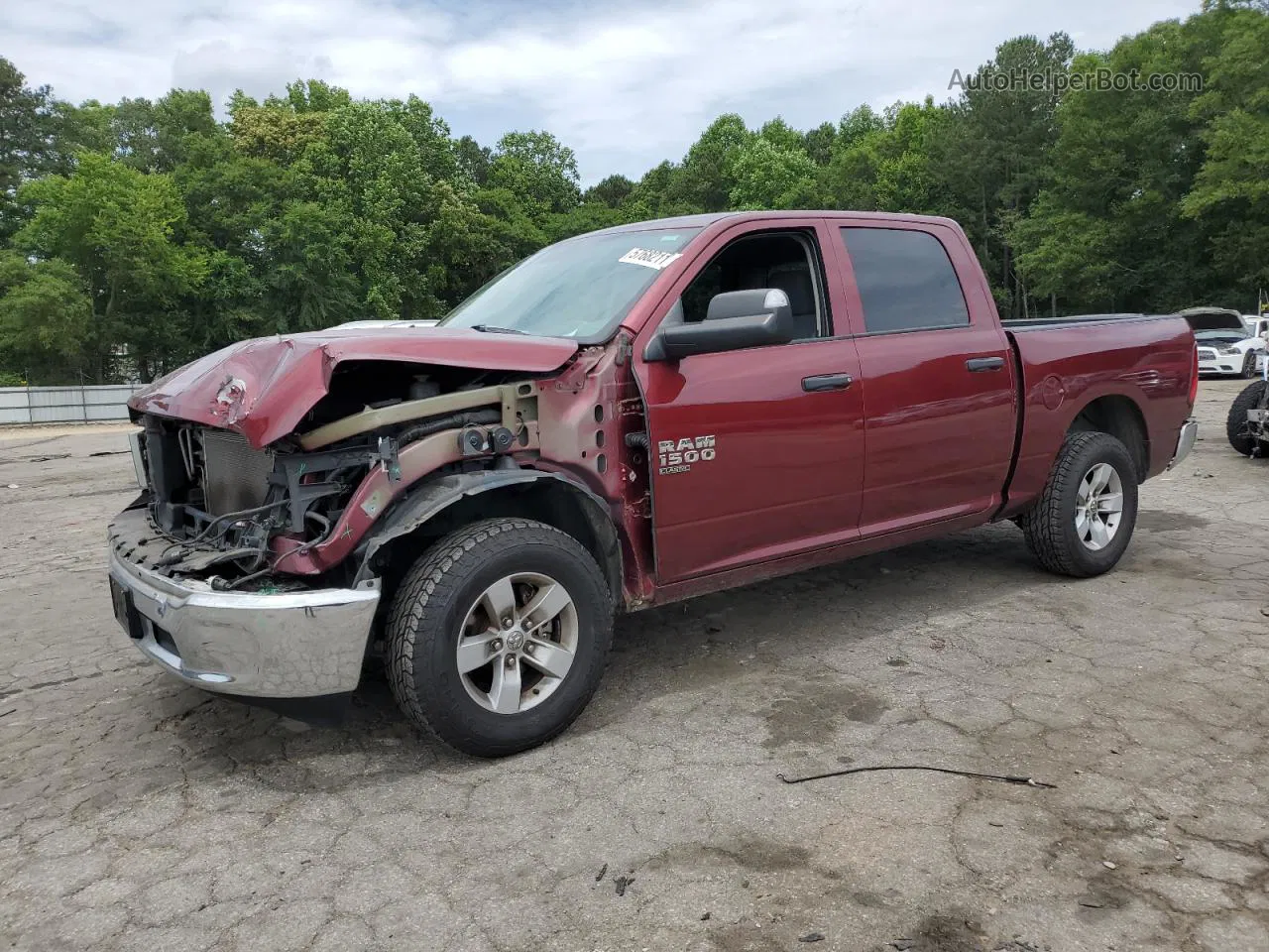 2019 Ram 1500 Classic Tradesman Burgundy vin: 1C6RR7KG5KS501481