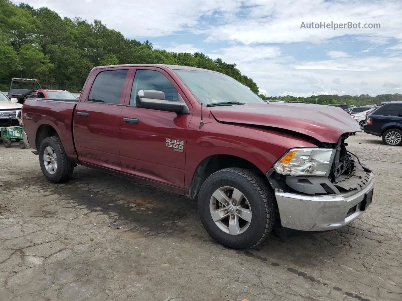 2019 Ram 1500 Classic Tradesman Burgundy vin: 1C6RR7KG5KS501481