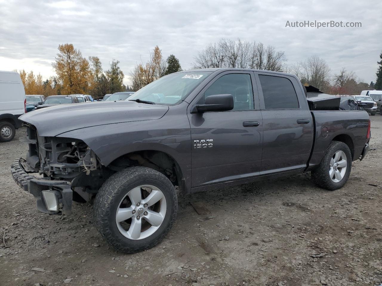 2014 Ram 1500 St Серый vin: 1C6RR7KG6ES450108