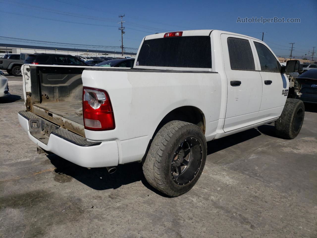 2019 Ram 1500 Classic Tradesman Белый vin: 1C6RR7KM5KS750319