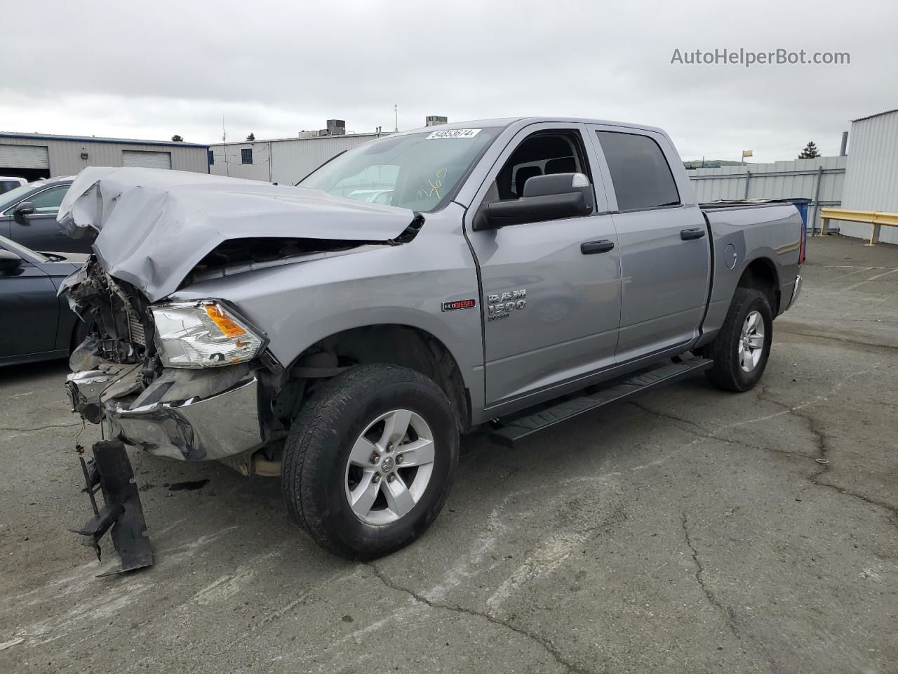 2019 Ram 1500 Classic Tradesman Серебряный vin: 1C6RR7KMXKS726081