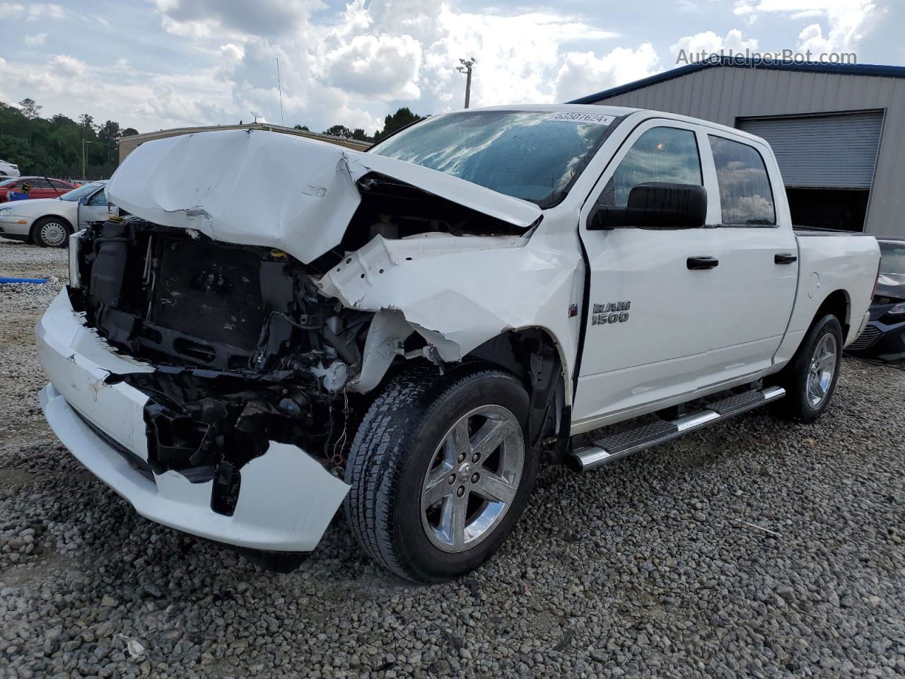 2014 Ram 1500 St White vin: 1C6RR7KT3ES151088