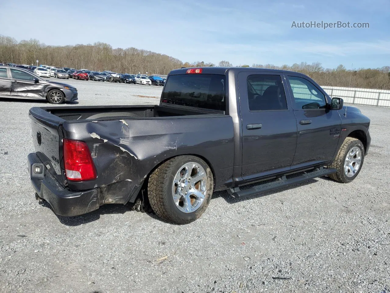 2019 Ram 1500 Classic Tradesman Gray vin: 1C6RR7KT3KS501525